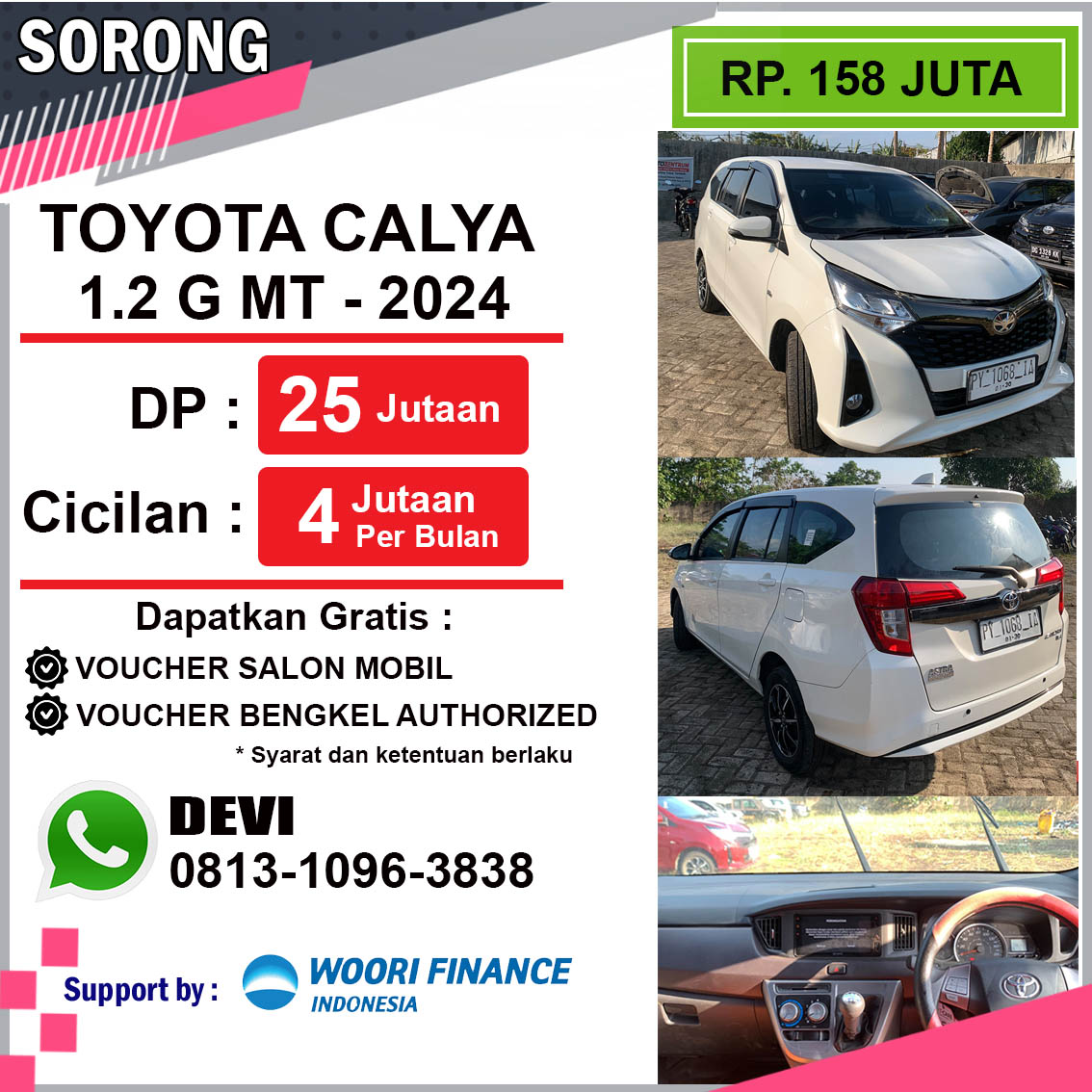 TOYOTA CALYA 1.2 G MT 2024